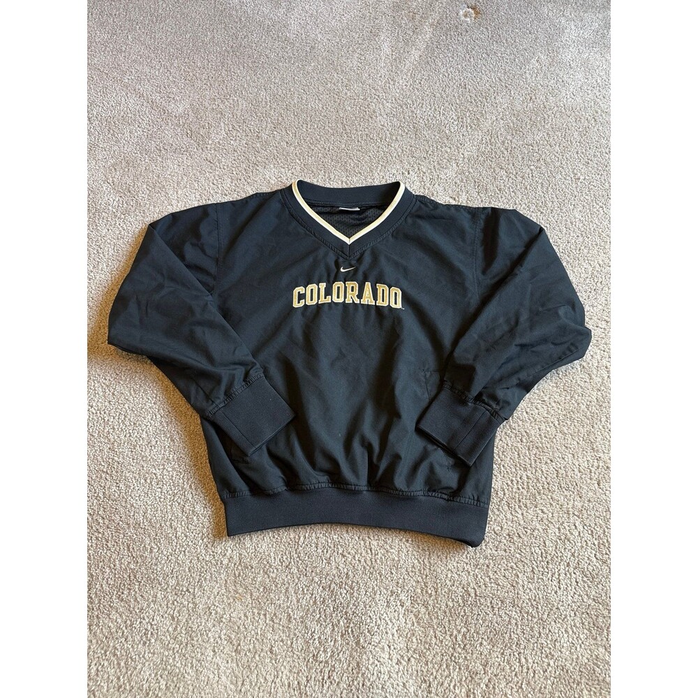 Vintage Colorado Buffaloes Nike Team Youth Windbreaker Pullover Size Medium